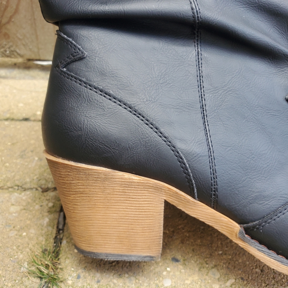 Charles Albert Slouch Western Cowboy Boots Women's Size 11- Fit like 9.5-10 EUC - Picture 6 of 13